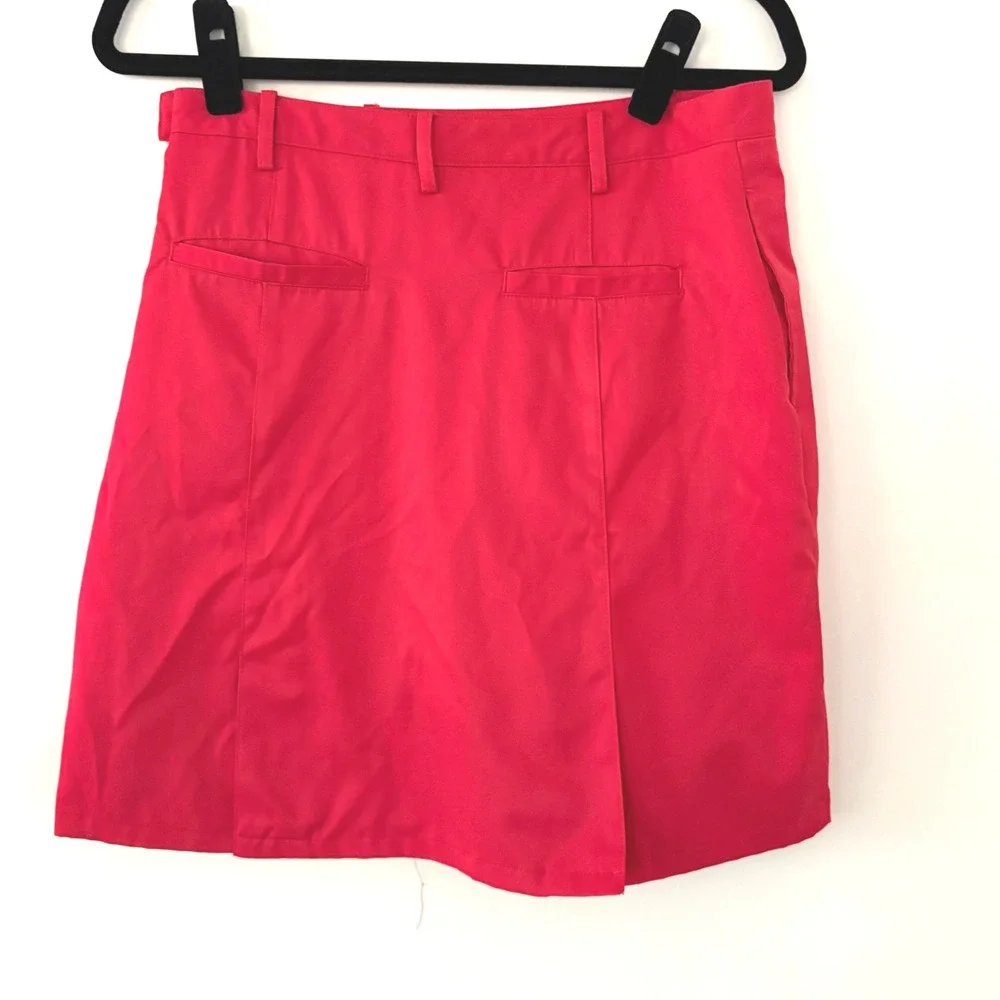 Fairway‎ Golf & Resort Red Skort Size 10 Mini A-Line Pockets Career Casual - Picture 2 of 9